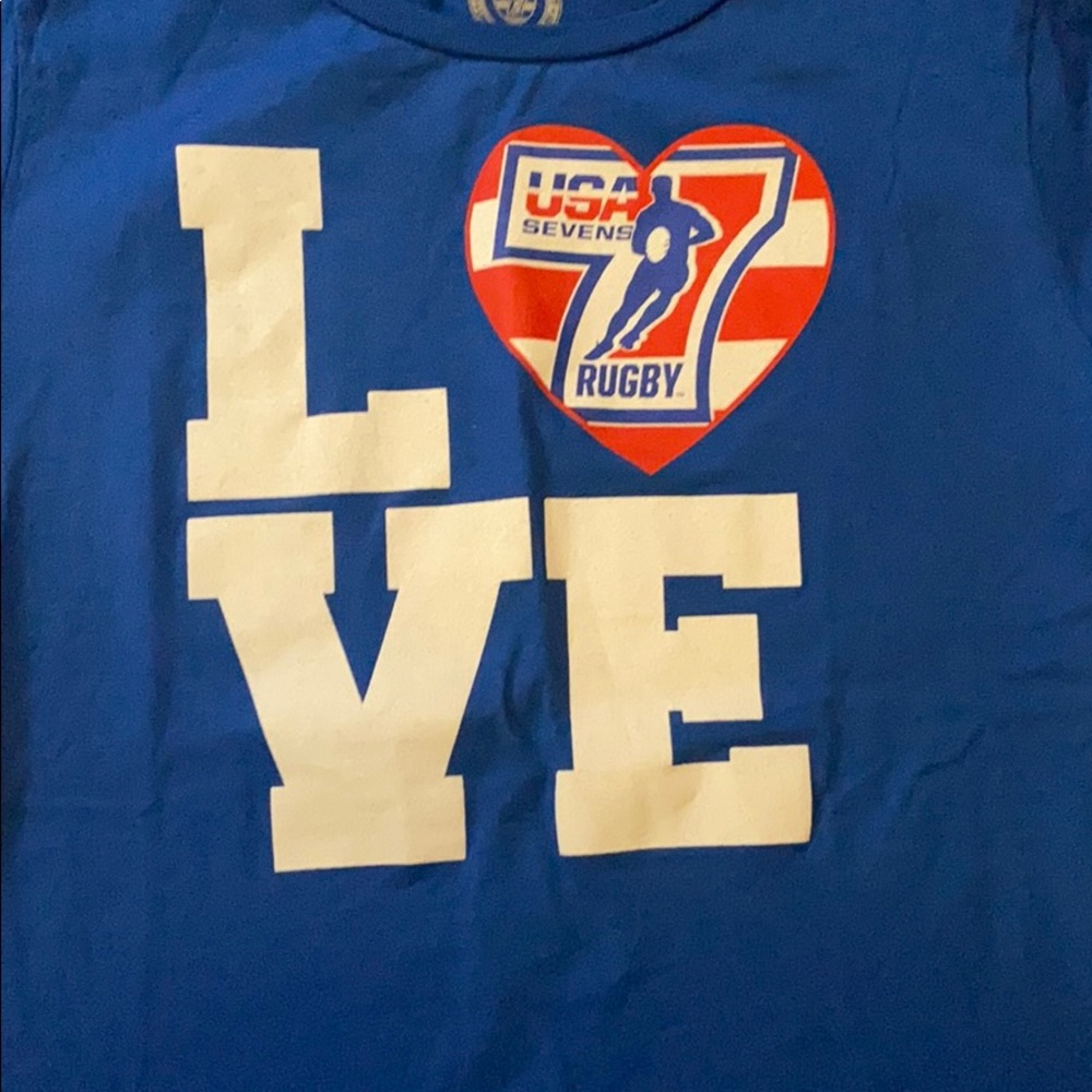 USA Sevens Rugby tee shirt fitted medium